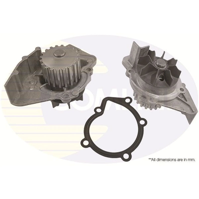 Comline Engine Cooling Water Pump fits Citroën Berlingo First 1998-2005 1.9 2.0