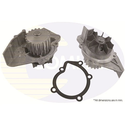Comline Engine Cooling Water Pump fits Citroën Berlingo First 1998-2005 1.9 2.0