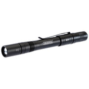 Draper LED Rechargeable Aluminium Penlight, 1W 90099 Draper - Dynamic Drive