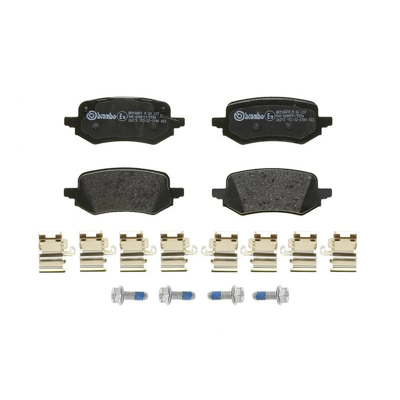 Brembo 4 x Rear Brake Pad Set fits Ford Puma 2019-2020 1.0 1.5