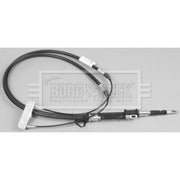 Borg & Beck Handbrake Cable Right Rear BKB2579