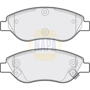 NAPA Front & Rear Pads fits Fiat Tipo 2015-2020 1.4 1.6