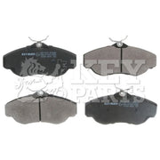 Key Parts 4 x Front Brake Pad Set fits Land Rover Discovery 1998-2004 2.5 4.0