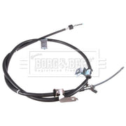 Borg & Beck Handbrake Cable Right Rear BKB3998