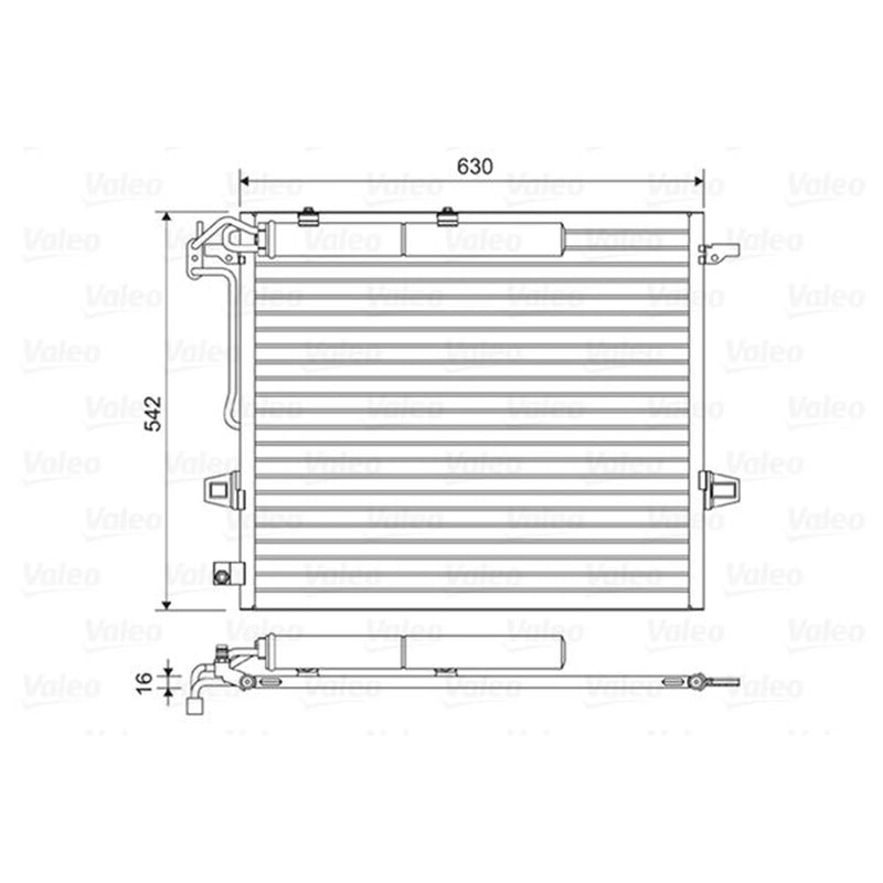 Valeo Air Conditioning Condenser 814025