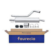 Hella Middle Silencer fits Opel Corsa C 2000-2009 1.2 1.4