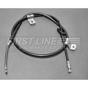 First Line Handbrake Cable Left Rear fits Hyundai Amica / Atoz 1998-2010 1.0 1.1
