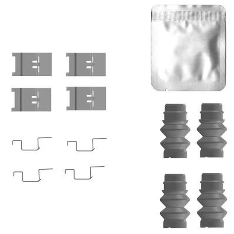 Mintex Brake Pad Accessory Fitting Kit Front fits Audi Q4 E-Tron 2021 on