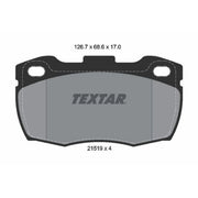 Textar Front Brake Pad Set 2151902