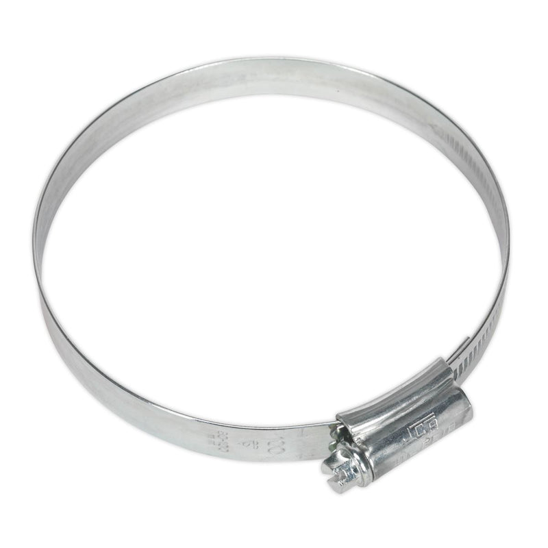 Sealey HI-GRIP Hose Clip Zinc Plated 80-100mm Pack of 10 HCJ4X Sealey  - Dynamic Drive