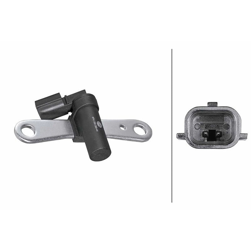 Hella Crankshaft Position Sensor fits Dacia Duster 2010-2018 1.6