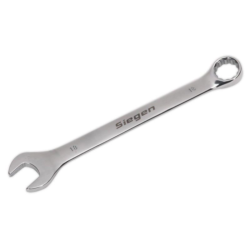Seigen by Sealey Combination Spanner 18mm S01018 Seigen by Sealey  - Dynamic Drive