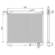 Valeo Engine Radiator 701247
