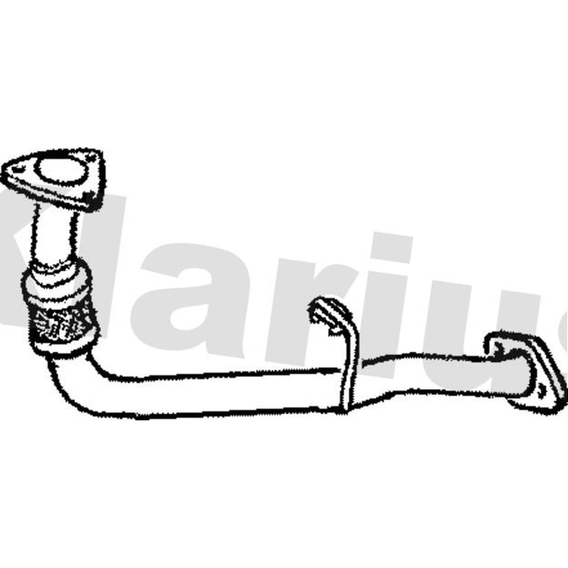 Klarius Exhaust Pipe OD fits Land Rover Discovery 1998-2004 2.5