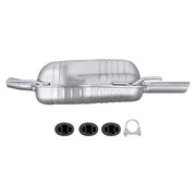 Hella End Silencer Rear fits Opel Astra G 1998-2005 1.6 1.8