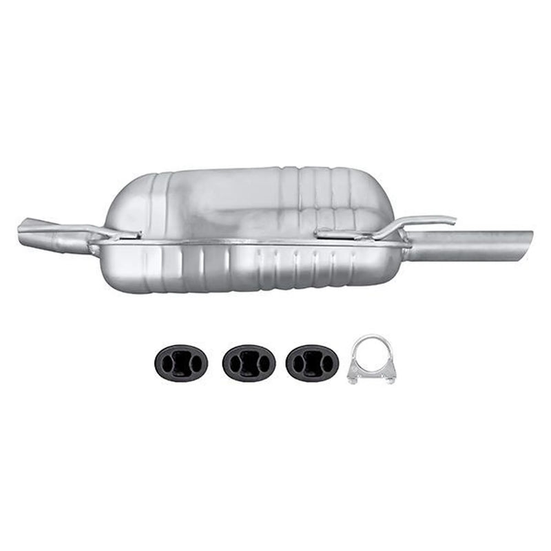 Hella End Silencer Rear fits Opel Astra G 1998-2005 1.6 1.8