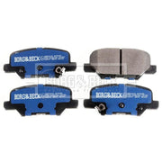 Borg & Beck Front & Rear Brake Discs & Pads fits Mitsubishi Outlander III
