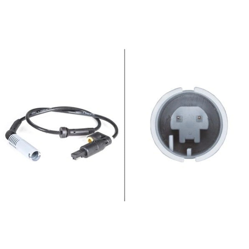 Hella ABS Wheel Speed Sensor Front fits BMW 3 1990-1999 3.0 3.2