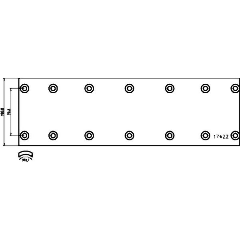Textar Textar Cv Brake Lining Set 1742201 1742201