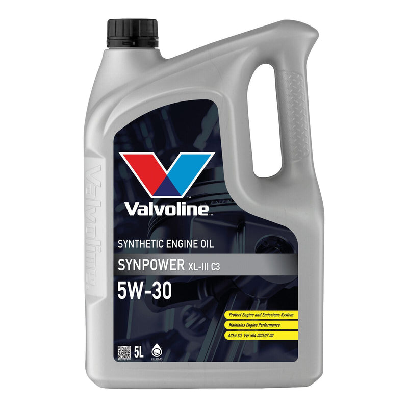 Valvoline SynPower XL-III C3 5W-30 5W30 Fully Synthetic Engine Oil - 6 Litres 6L Valvoline - Dynamic Drive