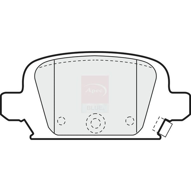 Apec Rear Brake Pad Set PD3547