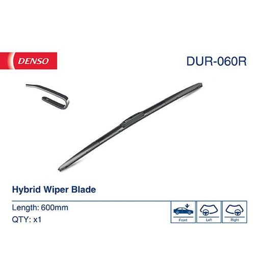 Denso Driver side Wiper Blades fits Audi A6 C4 1994-1997 1.8 1.9 2.0 2.3 2.5 2.6