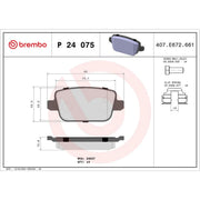 Brembo Front & Rear Pads fits Ford Focus II 2009-2011 2.5