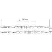 Apec Handbrake Cable Right Rear CAB1501