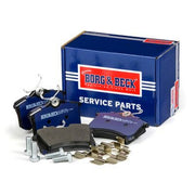 Borg & Beck Front & Rear Brake Discs & Pads fits Renault Scénic III 2009-2016