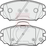 Apec Front & Rear Brake Discs & Pads fits Hyundai Tucson 2004-2010 2.0 2.7