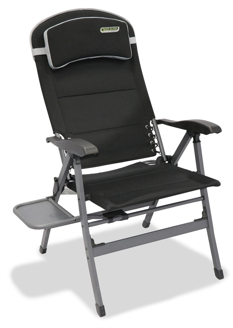 Quest Vienna Pro Comfort Camping Caravan Chair with Side Table Quest - Dynamic Drive