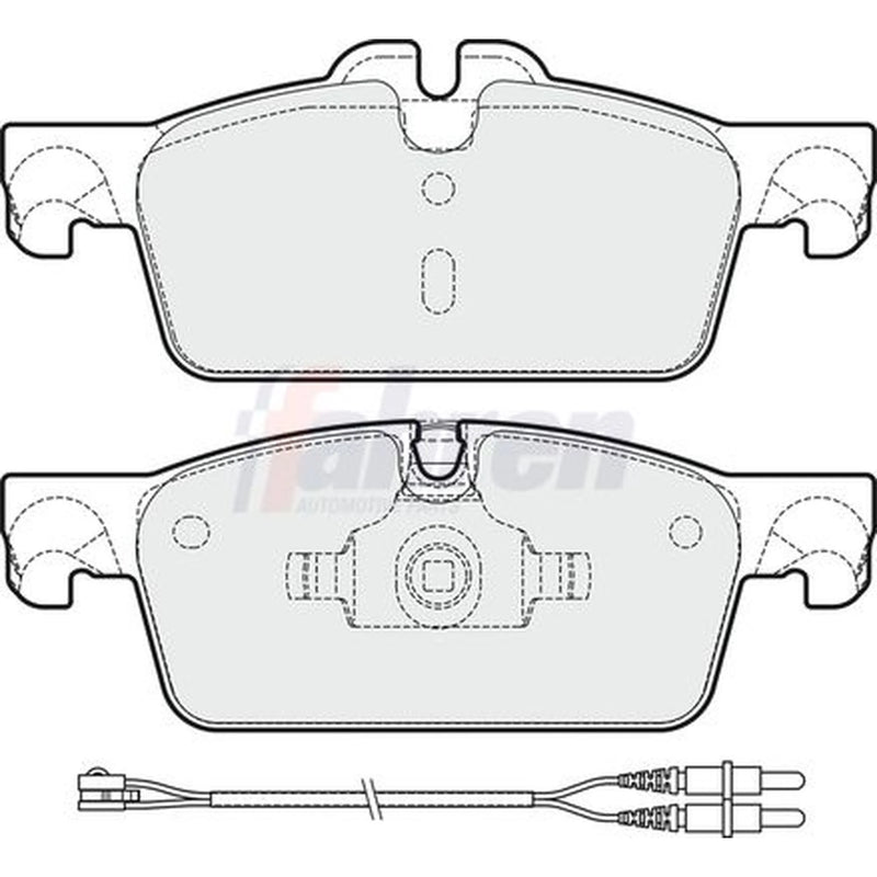 Fahren Front Brake Pad Set FBP3275