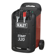 Sealey Starter/Charger 320/45Amp 12/24V 230V START320 Sealey - Dynamic Drive