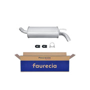Hella End Silencer Rear fits Renault Twingo I 1993-1996 1.2