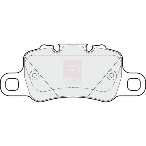 Apec Front & Rear Pads fits Porsche 918 Spyder 2013 on 4.6
