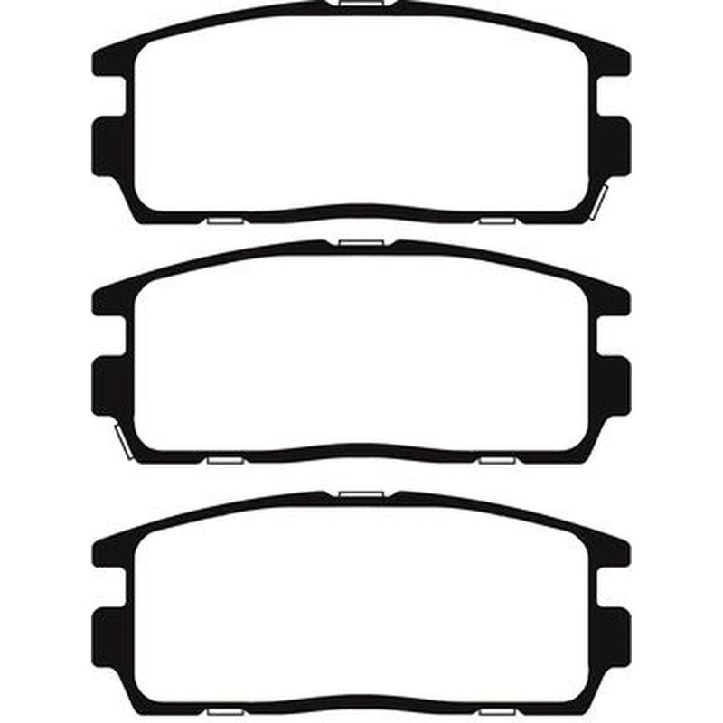 Abtex Rear Brake Pad Set fits Chevrolet Captiva 2006-2018 2.0 2.2 2.4 3.0 3.2