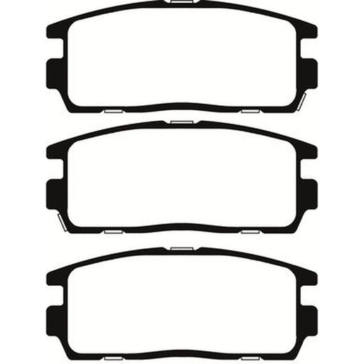 Abtex Rear Brake Pad Set fits Chevrolet Captiva 2006-2018 2.0 2.2 2.4 3.0 3.2