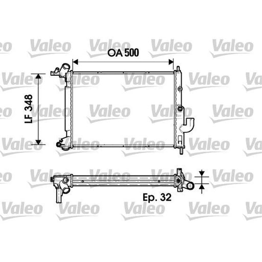 Valeo Engine Radiator 731846