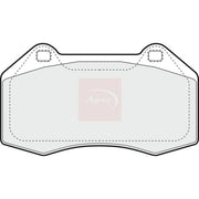 Apec Front Brake Pad Set fits Alpine A110 II 2017-2024 1.8