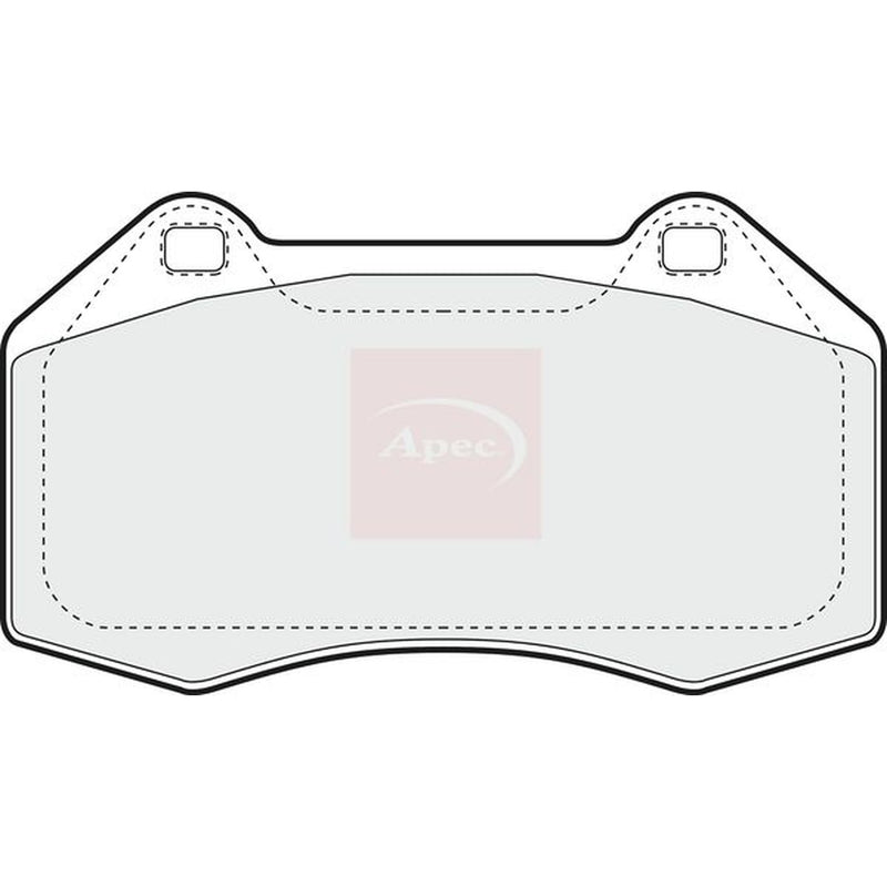 Apec Front Brake Pad Set fits Alpine A110 II 2017-2024 1.8