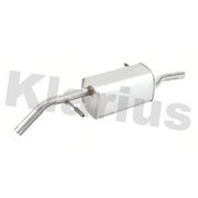 Klarius Box With Tail Pipe Rear fits Citroën C3 II 2012-2016 1.2