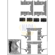 NAPA Brake Pad Accessory Fitting Kit Front fits Nissan Juke 2010-2019