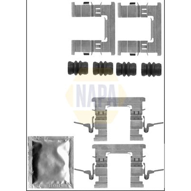 NAPA Brake Pad Accessory Fitting Kit Front fits Nissan Juke 2010-2019