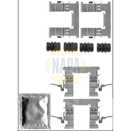 NAPA Brake Pad Accessory Fitting Kit Front fits Nissan Juke 2010-2019