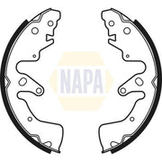 NAPA Brake Shoe Set Axle Kit fits Suzuki Grand Vitara II 2005-2015 1.6 1.9 2.0