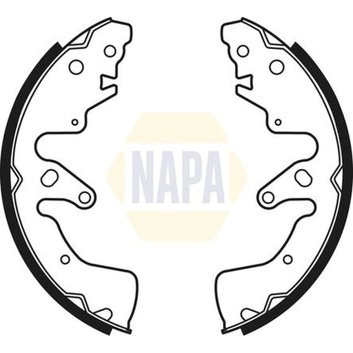 NAPA Brake Shoe Set Axle Kit NBS1070