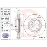Brembo Front & Rear Brake Discs & Pads fits BMW 3 2006-2008