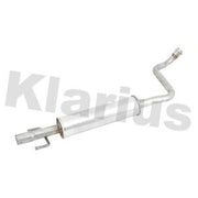Klarius Box With Centre Pipe Centre fits Toyota Yaris/Vitz 2001-2005 1.5