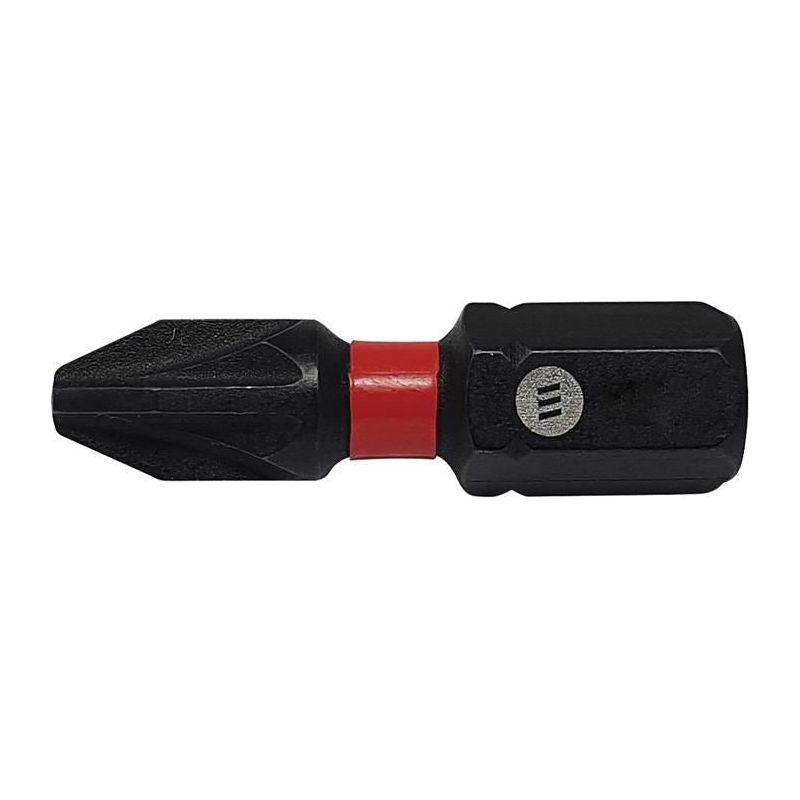 Forgefix ForgeFast Pozidriv Compatible Impact Bit PZ3 x 25mm (Card 2) ForgeFix - Town Tools