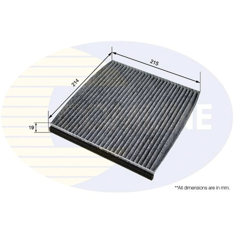 Comline Cabin Air Filter (Pollen Filter) fits Subaru Legacy IV 2008-2009 2.0